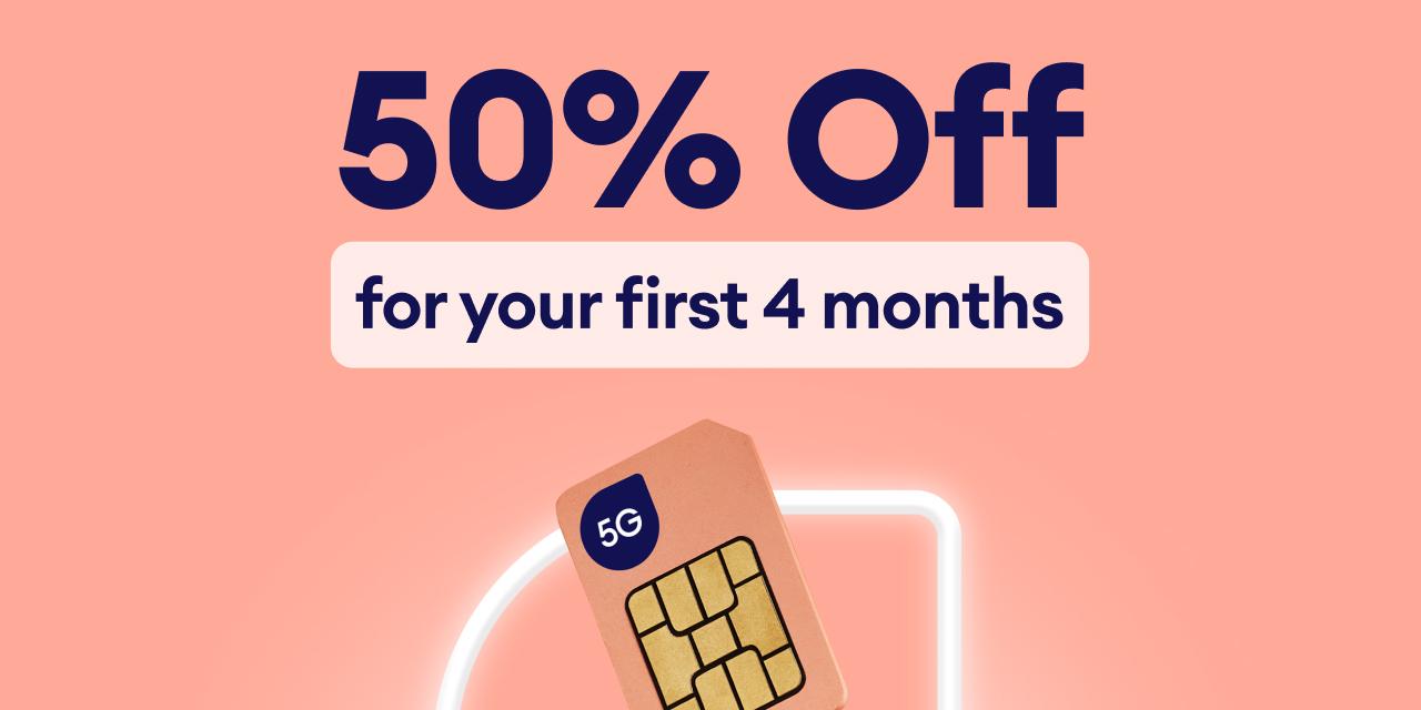 Felix Mobile - 50% off mobile plans for 2-4 months